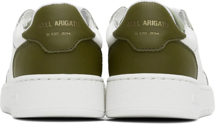 Axel Arigato White & Green Dice Lo Sneakers - Image 2