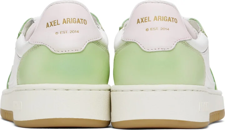 Axel Arigato White & Green Dice Lo Sneakers - Image 2