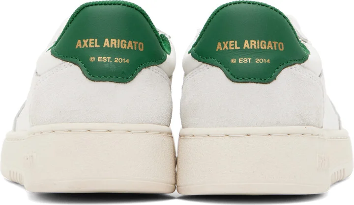 Axel Arigato White & Green Dice Lo Sneakers - Image 2