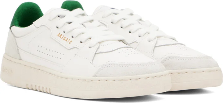 Axel Arigato White & Green Dice Lo Sneakers - Image 4