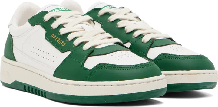 Axel Arigato White & Green Dice Lo Sneakers - Image 4