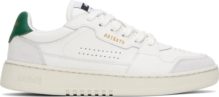Axel Arigato White & Green Dice Lo Sneakers