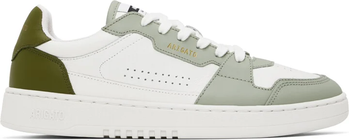 Axel Arigato White & Green Dice Lo Sneakers