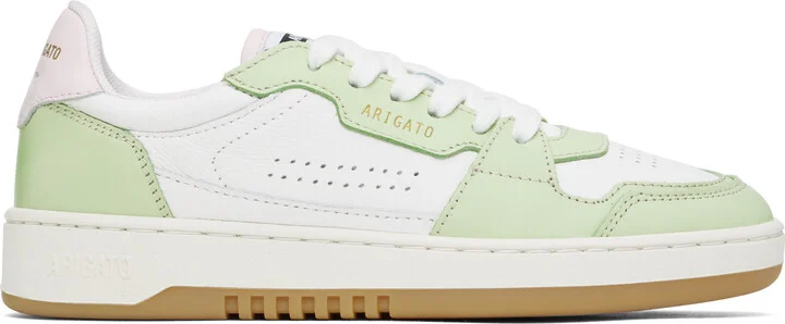 Axel Arigato White & Green Dice Lo Sneakers