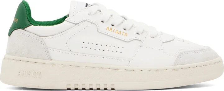 Axel Arigato White & Green Dice Lo Sneakers