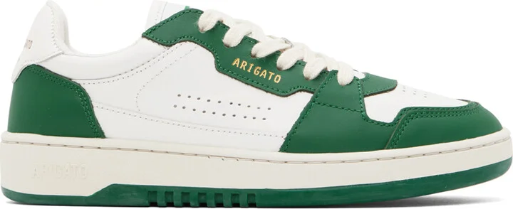 Axel Arigato White & Green Dice Lo Sneakers