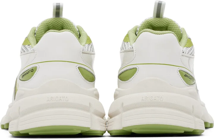 Axel Arigato White & Green Marathon Runner Sneakers - Image 2