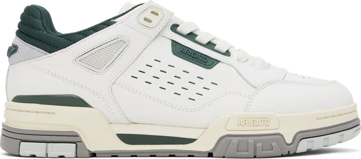 Axel Arigato White & Green Onyx Sneakers