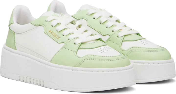 Axel Arigato White & Green Orbit Neo Sneakers - Image 4