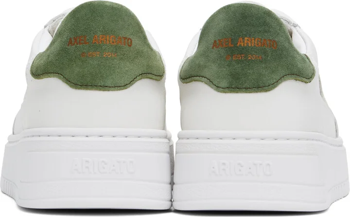 Axel Arigato White & Green Orbit Vintage Sneakers - Image 2