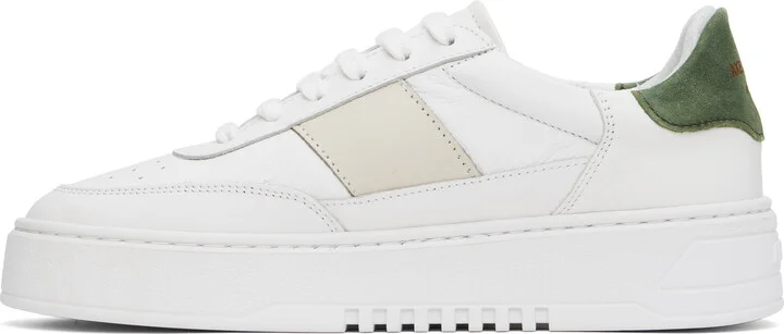 Axel Arigato White & Green Orbit Vintage Sneakers - Image 3