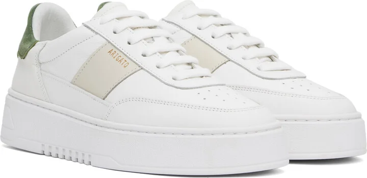Axel Arigato White & Green Orbit Vintage Sneakers - Image 4
