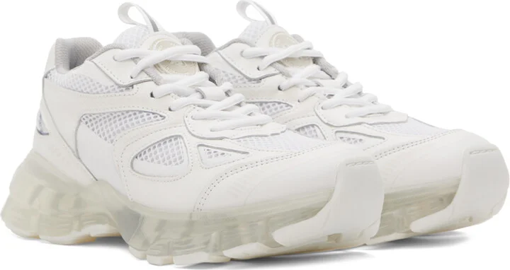 Axel Arigato White Marathon Transparent Runner Sneakers - Image 4