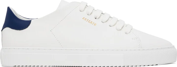 Axel Arigato White & Navy Clean 90 Sneakers