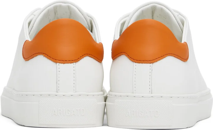 Axel Arigato White & Orange Clean 90 Sneakers - Image 2