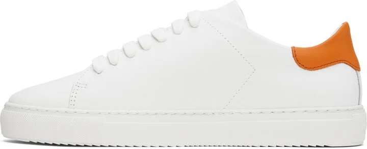 Axel Arigato White & Orange Clean 90 Sneakers - Image 3