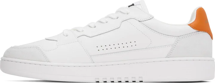Axel Arigato White & Orange Dice Lo Sneakers - Image 3
