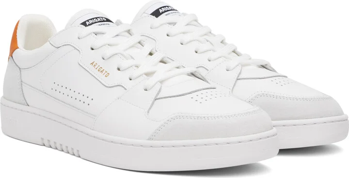 Axel Arigato White & Orange Dice Lo Sneakers - Image 4