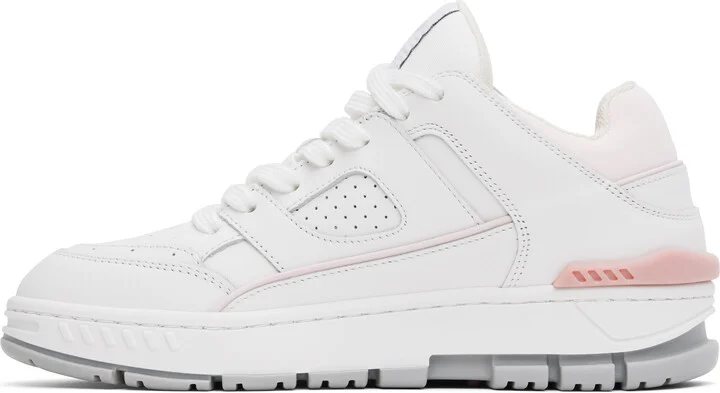 Axel Arigato White & Pink Area Lo Sneakers - Image 3