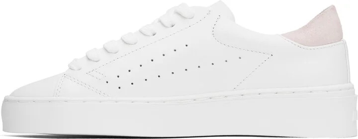 Axel Arigato White & Pink Court Sneakers - Image 3