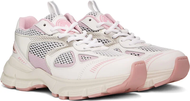 Axel Arigato White & Pink Marathon Sneakers - Image 4
