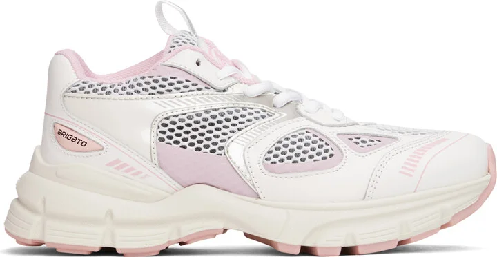 Axel Arigato White & Pink Marathon Sneakers
