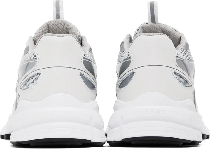 Axel Arigato White & Silver Marathon Runner Sneakers - Image 2