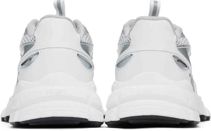 Axel Arigato White & Silver Marathon Runner Sneakers - Image 2