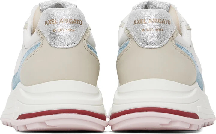 Axel Arigato White & Silver Rush Sneakers - Image 2