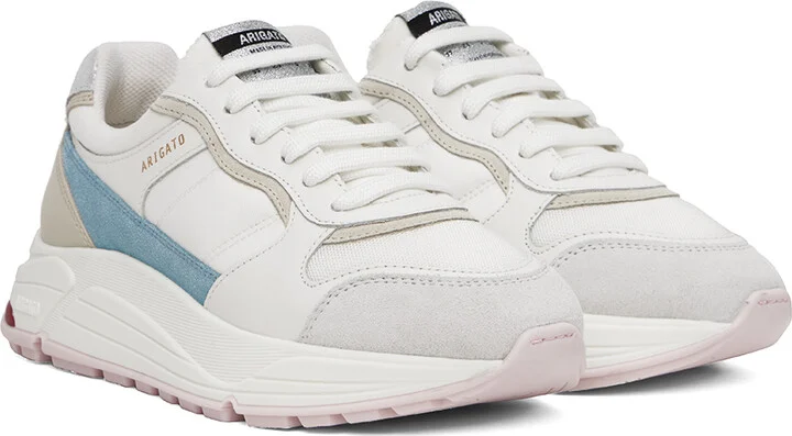 Axel Arigato White & Silver Rush Sneakers - Image 4