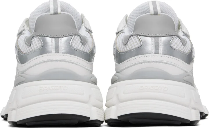 Axel Arigato White & Silver Sphere Runner Sneakers - Image 2