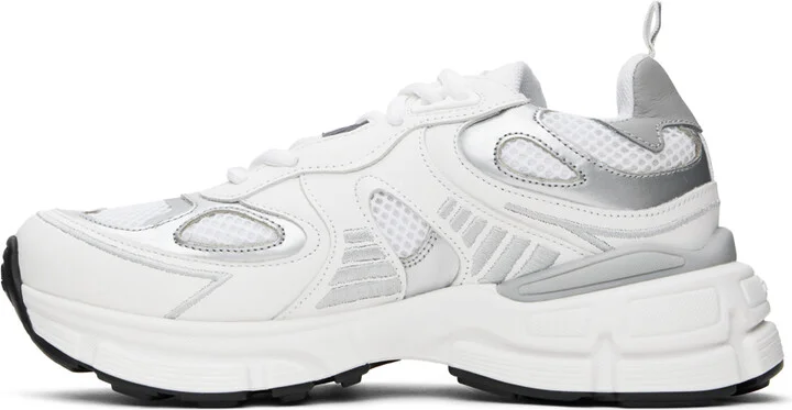 Axel Arigato White & Silver Sphere Sneakers - Image 3