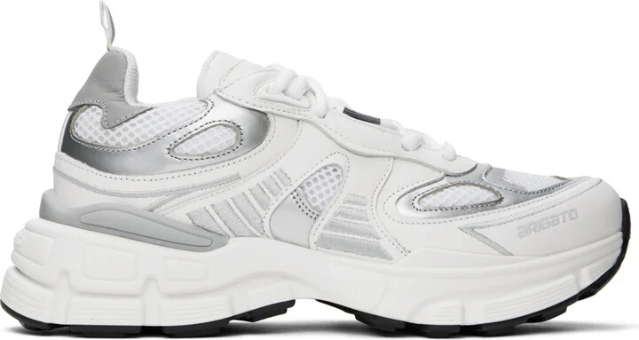 Axel Arigato White & Silver Sphere Sneakers