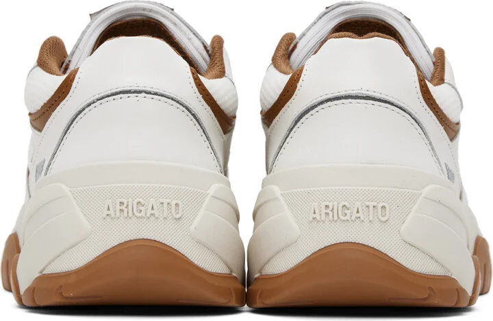 Axel Arigato White & Tan Catfish Lo Sneakers - Image 2