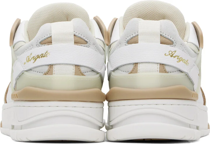 Axel Arigato White & Taupe Astro Sneakers - Image 2