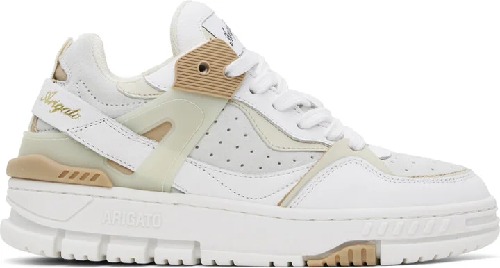 Axel Arigato White & Taupe Astro Sneakers