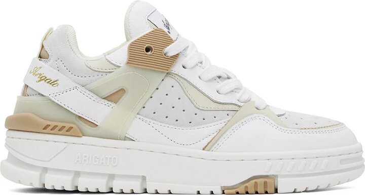 Axel Arigato White & Taupe Astro Sneakers