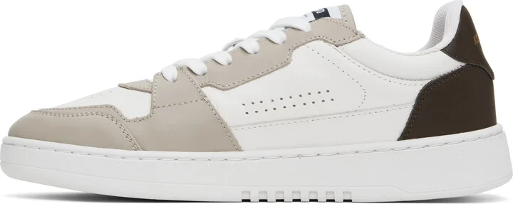 Axel Arigato White & Taupe Dice Lo Sneakers - Image 3