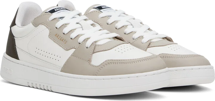 Axel Arigato White & Taupe Dice Lo Sneakers - Image 4