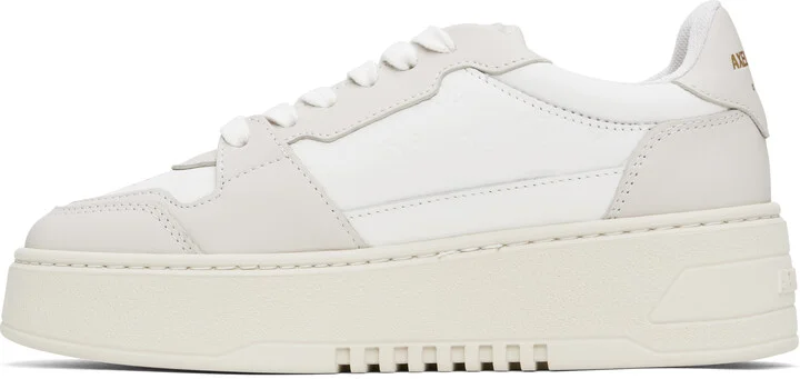 Axel Arigato White & Taupe Orbit Neo Sneakers - Image 3