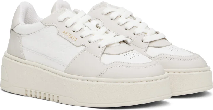 Axel Arigato White & Taupe Orbit Neo Sneakers - Image 4