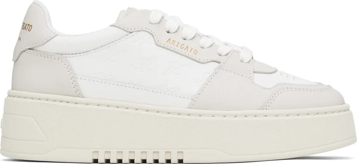 Axel Arigato White & Taupe Orbit Neo Sneakers