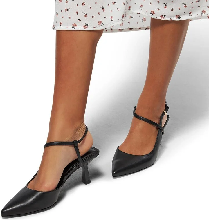 Axelle Ankle Strap Pointed Toe Pump - Image 5