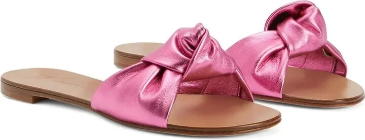 Aycha knot-detailing flat sandals - Image 2