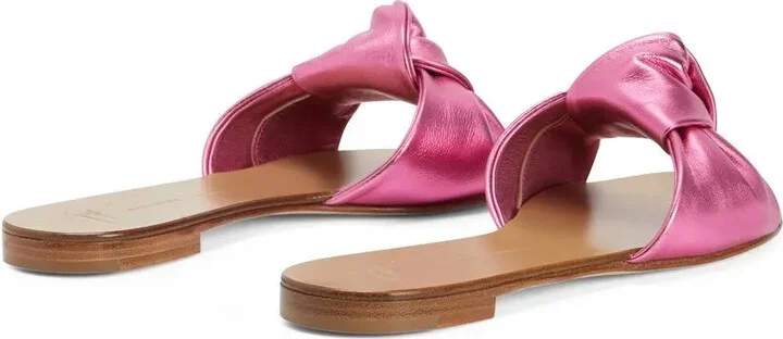 Aycha knot-detailing flat sandals - Image 3