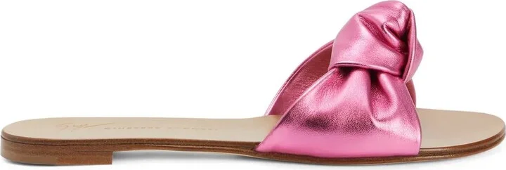 Aycha knot-detailing flat sandals