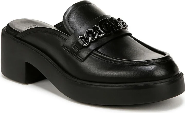 AYDEN Womens Belted Man Made Clogs