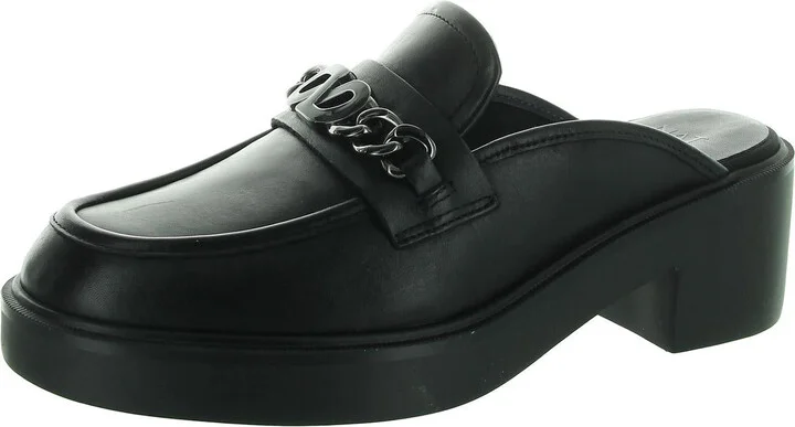 Ayden Womens Chain Leather Mules