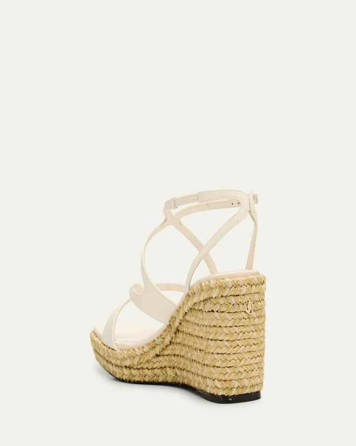 Ayla 85 Leather Wedge Sandals - Image 3