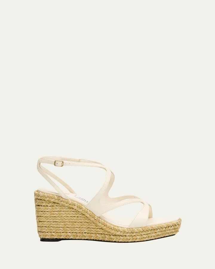 Ayla 85 Leather Wedge Sandals